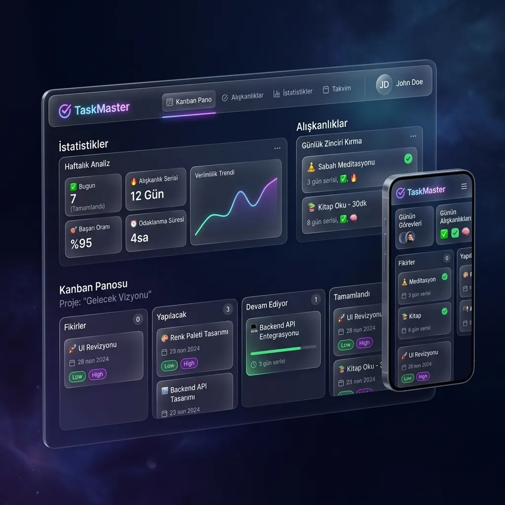 Odak Application Dashboard